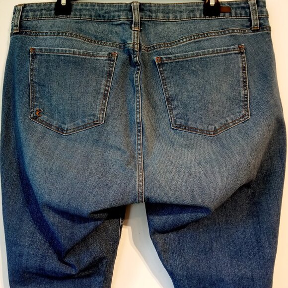 Kut from the Kloth Jeans 16W CONNIE Cropped Skinny Ankle Stretch Med Wash - Picture 9 of 14